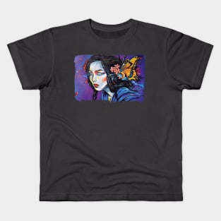 Butterfly Geisha Kids T-Shirt